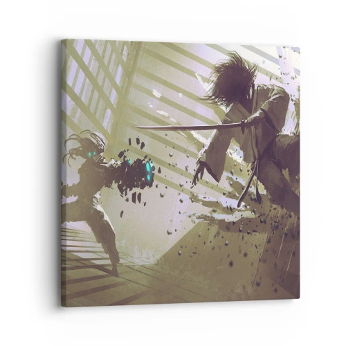 Quadro em tela - Você também pode ser um samurai - 30x30 cm