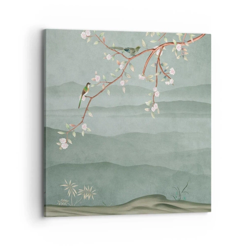 Quadro em tela - Primavera, oh, és tu - 70x70 cm