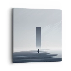 Quadro em tela - Oportunidade ou ameaça? - 30x30 cm