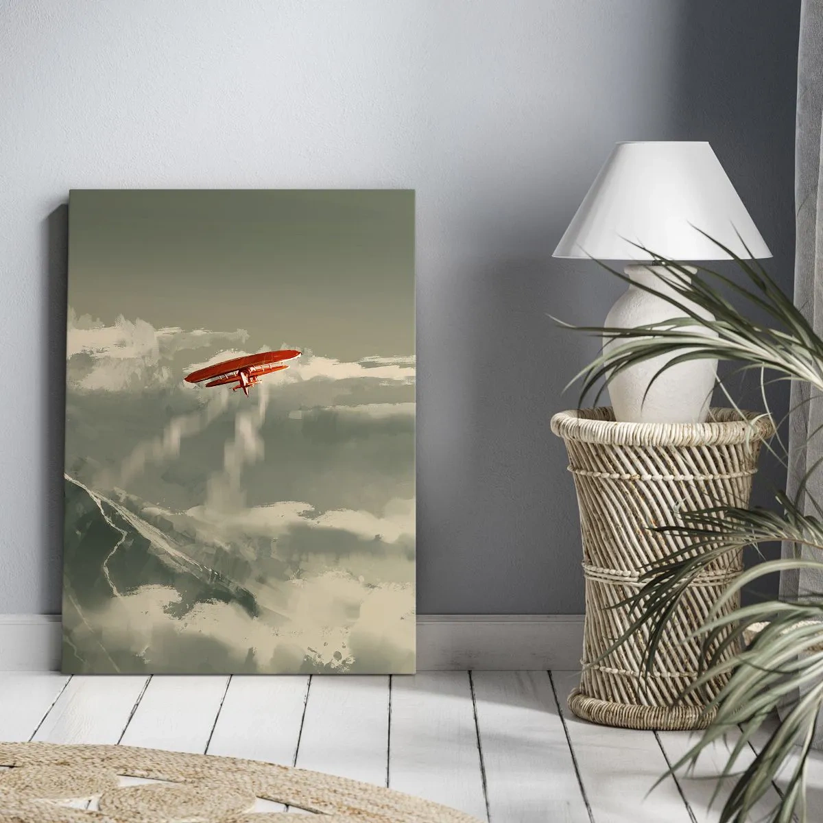 Quadro em tela - O pioneiro destemido - 50x70 cm