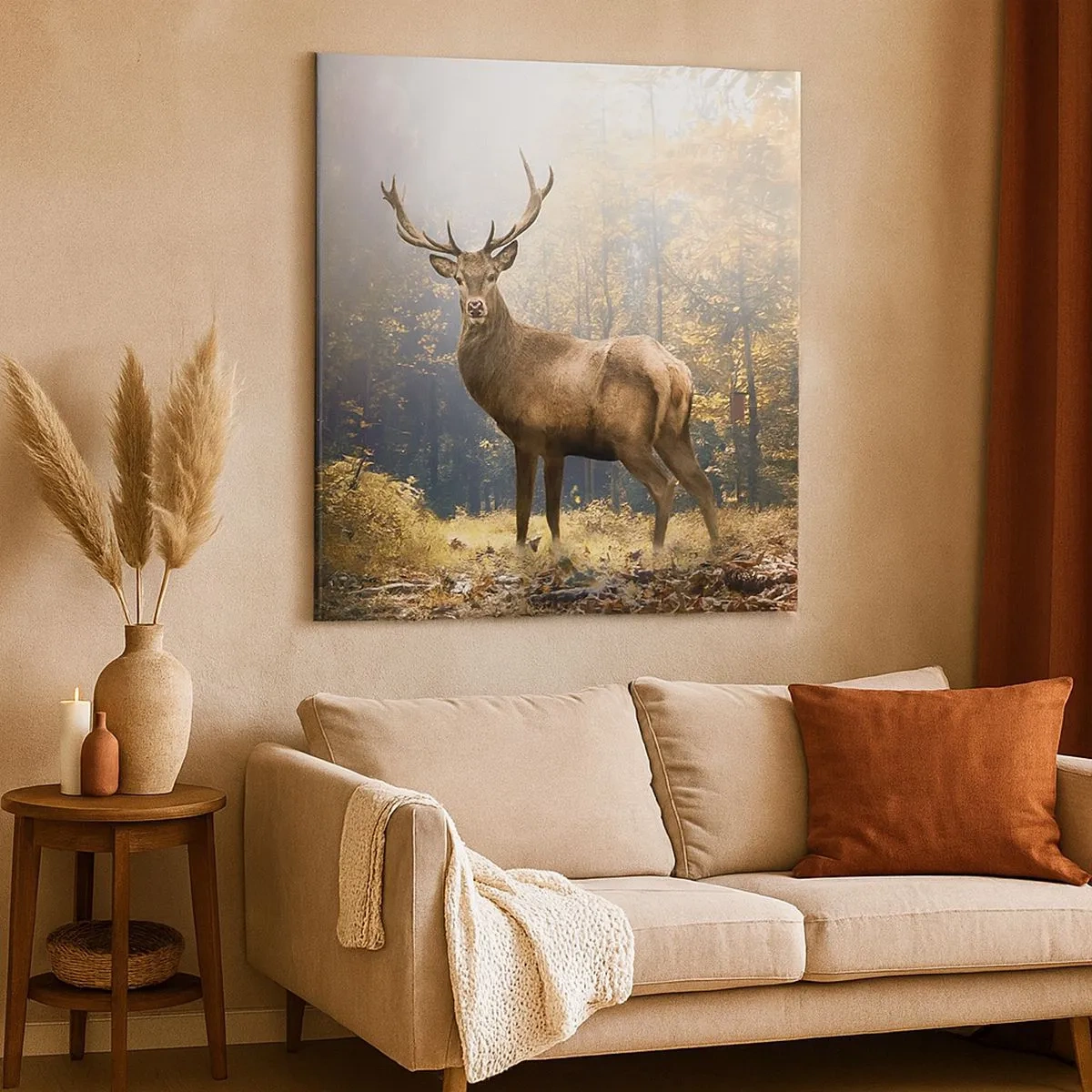 Quadro em tela - Em plena majestade - 30x30 cm