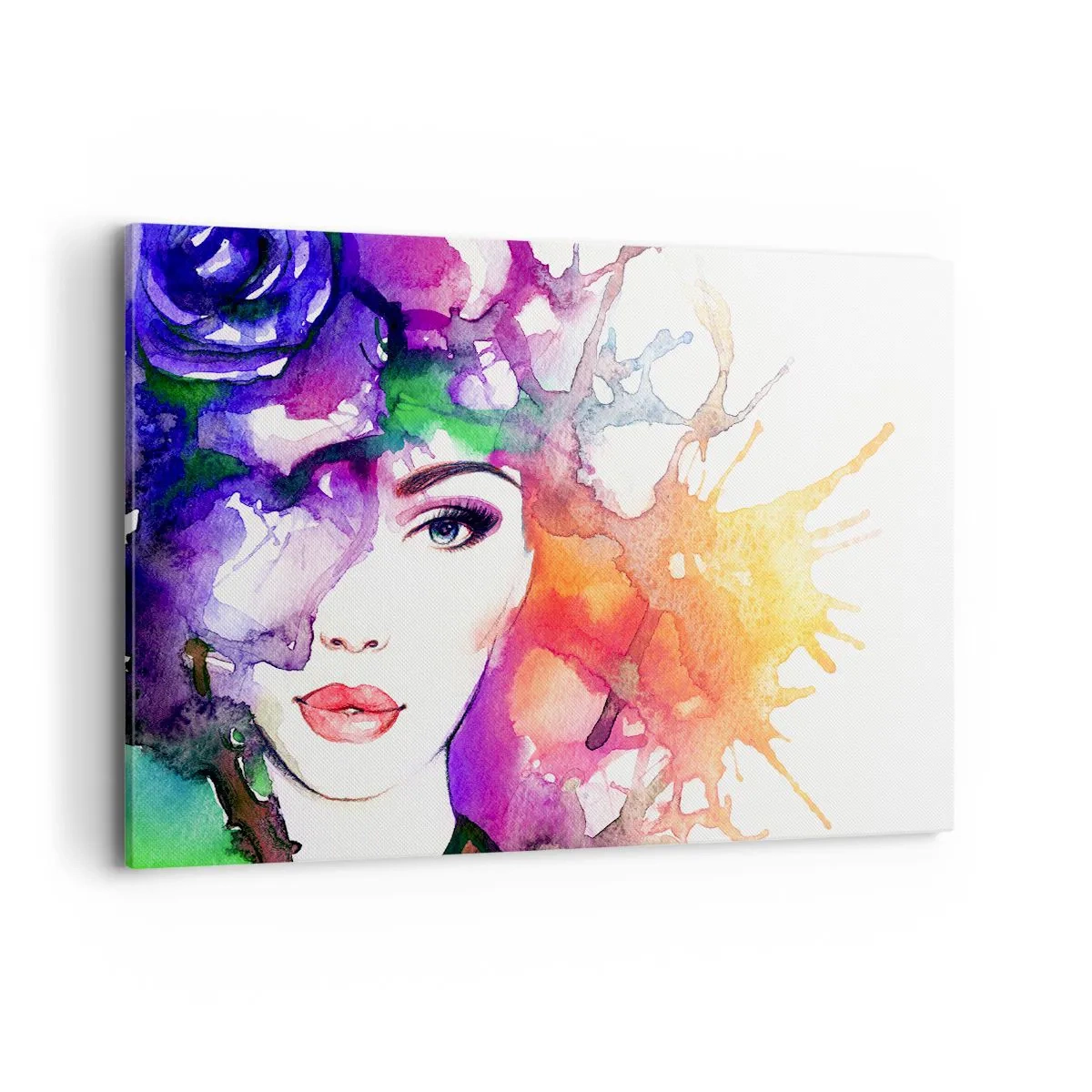 Quadro em tela - Com a cabeça nas nuvens - 120x80 cm