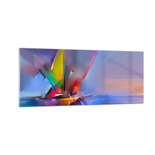 Quadro em vidro - Como as asas de um pássaro - 100x40 cm