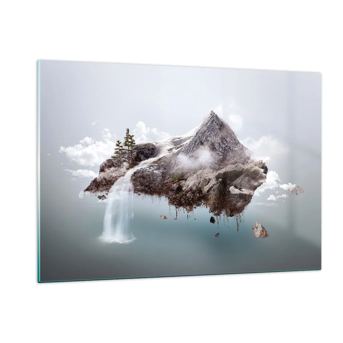 Quadro em vidro - Pelos olhos de um surrealista - 120x80 cm