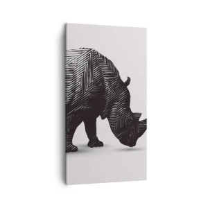 Quadro em tela - A beleza geométrica da natureza - 45x80 cm