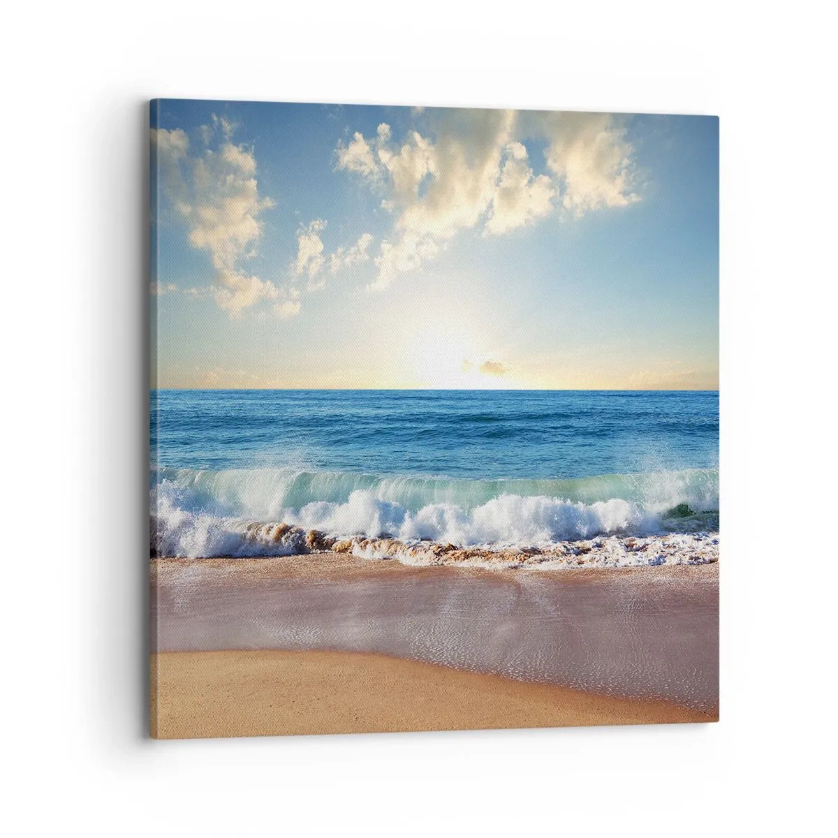 Quadro em tela - Movimento e quietude ao mesmo tempo - 70x70 cm