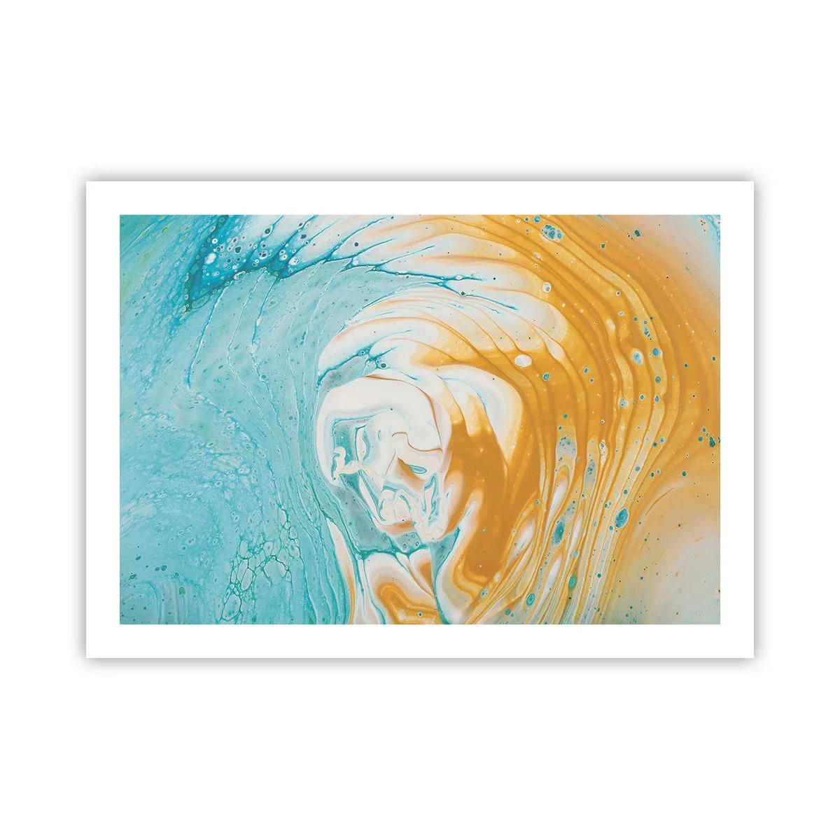 Pôster - Vórtice em pastel - 70x50 cm