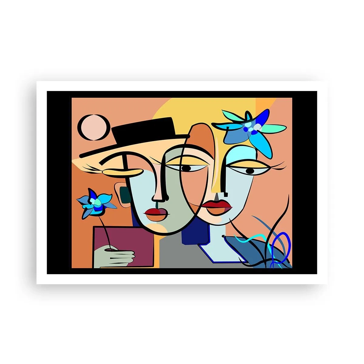 Pôster - O randez vous de Picasso - 100x70 cm