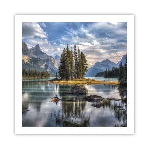 Pôster - Por águas grandes e límpidas… - 60x60 cm