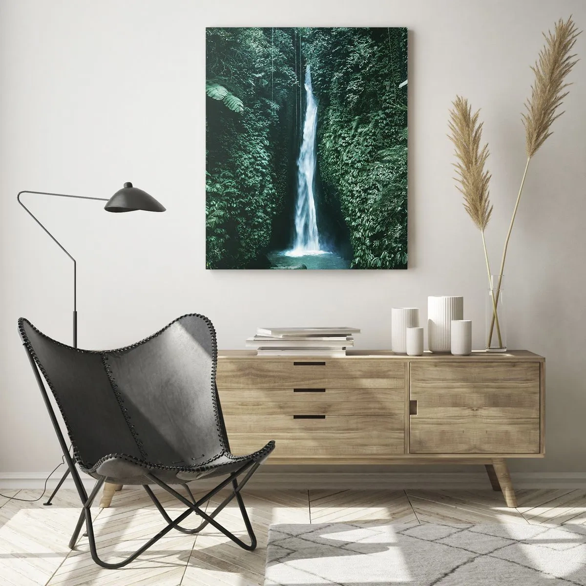 Quadro em vidro - Primavera tropical - 70x100 cm