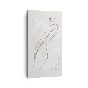 Quadro em tela - Errar o olhar - 45x80 cm