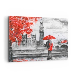 Quadro em tela - Apaixonados em Londres - 100x70 cm