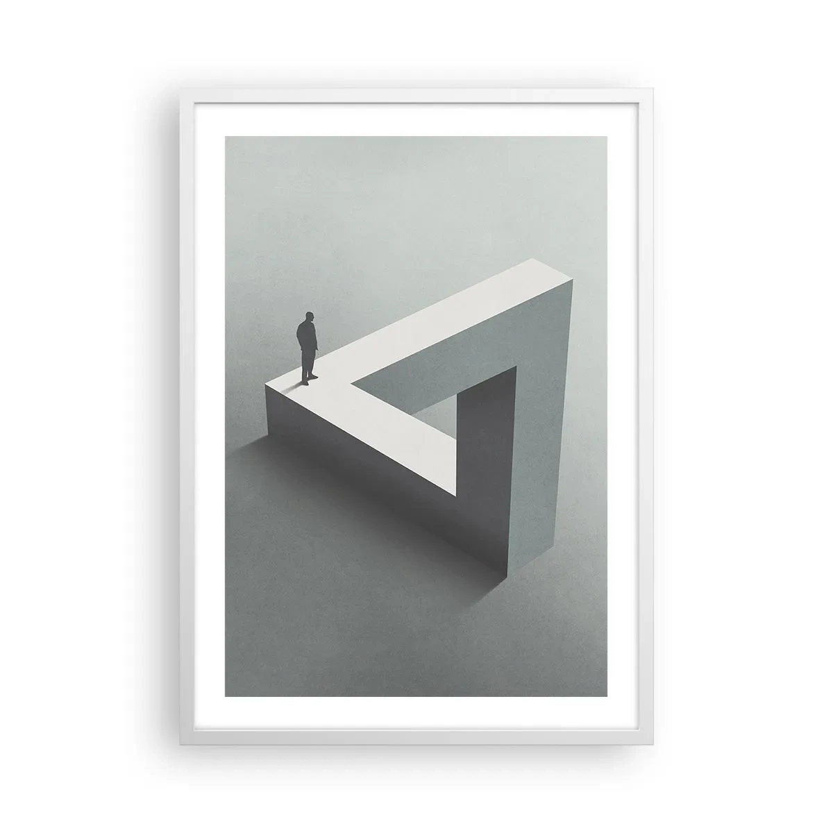 Pôster em moldura branca - Mas é possível - 50x70 cm