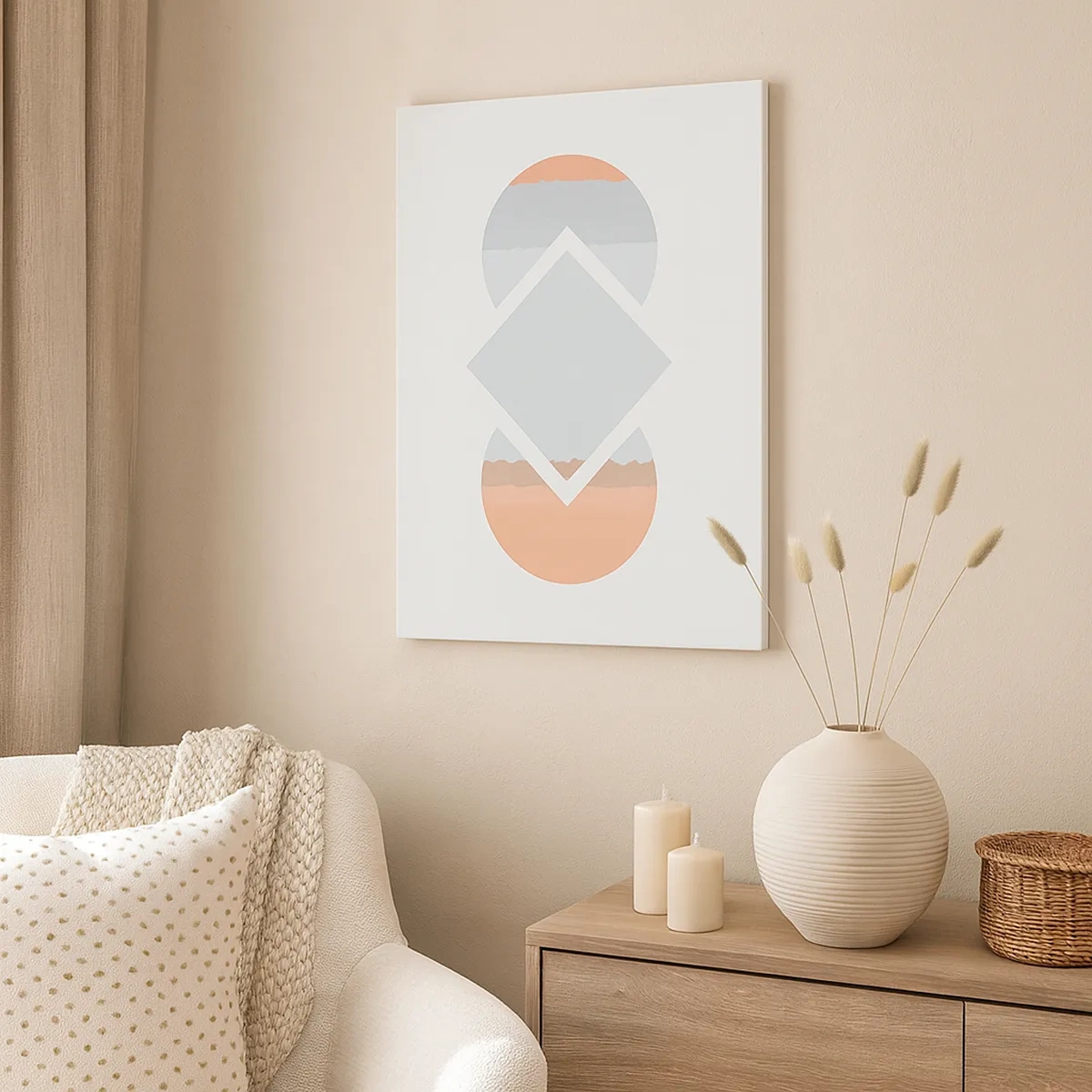 Quadro em tela - A situação é clara - 50x70 cm