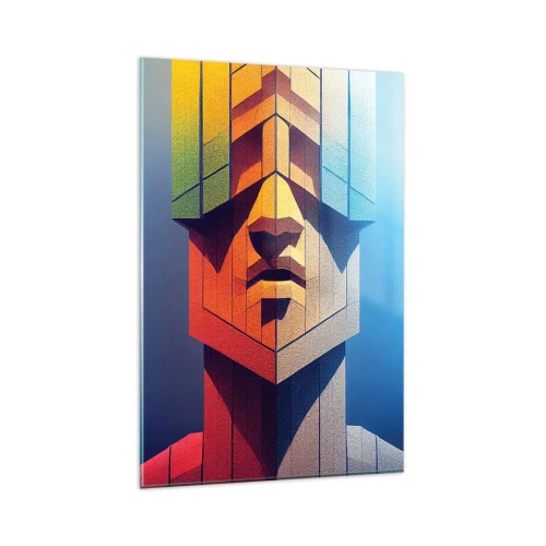 Quadro em vidro - Um homem de princípios - 80x120 cm