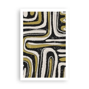 Pôster - Composição: estradas e becos - 61x91 cm