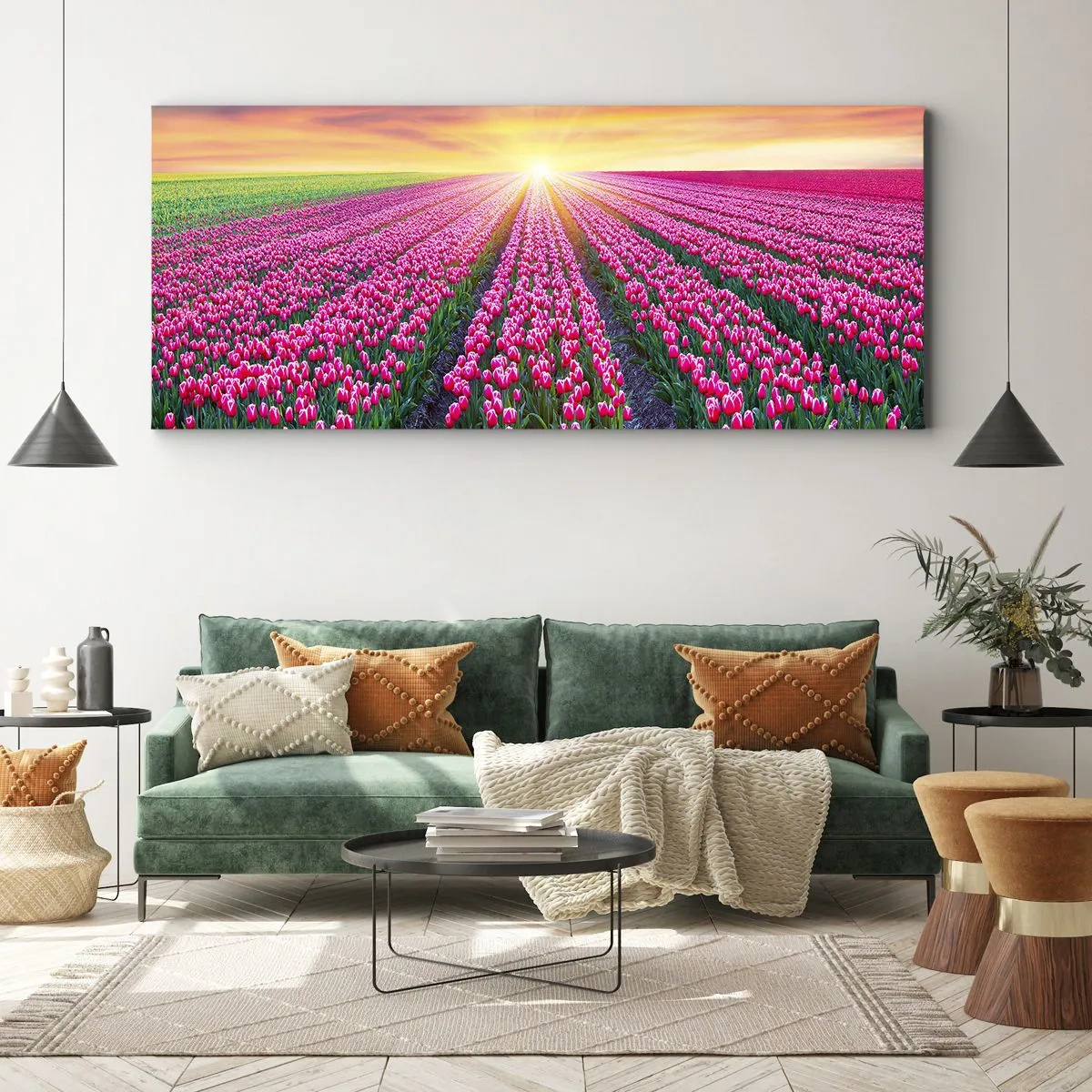 Quadro em tela - Quinta da Beleza - 90x30 cm