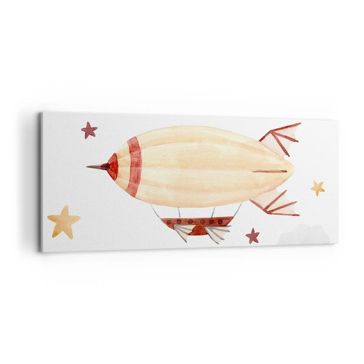 Quadro em tela - Dirigível - 120x50 cm