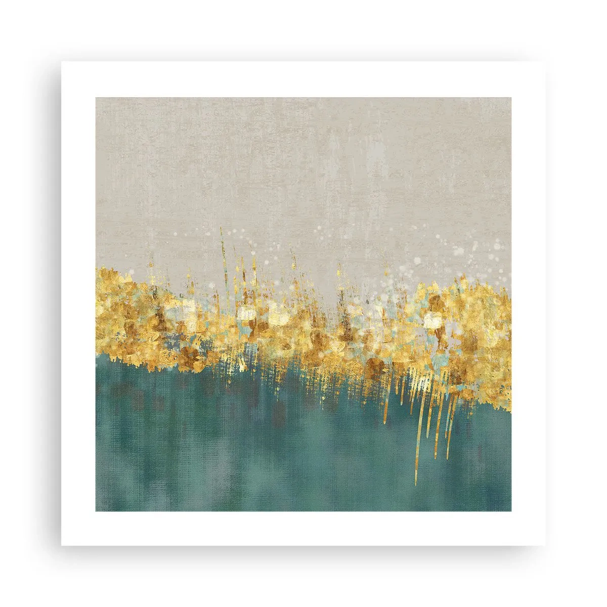 Pôster - A fronteira dourada - 50x50 cm