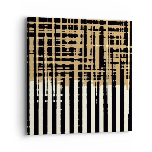 Quadro em tela - Abstração arquitetónica - 40x40 cm
