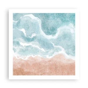 Pôster - Abstração de nuvem - 60x60 cm
