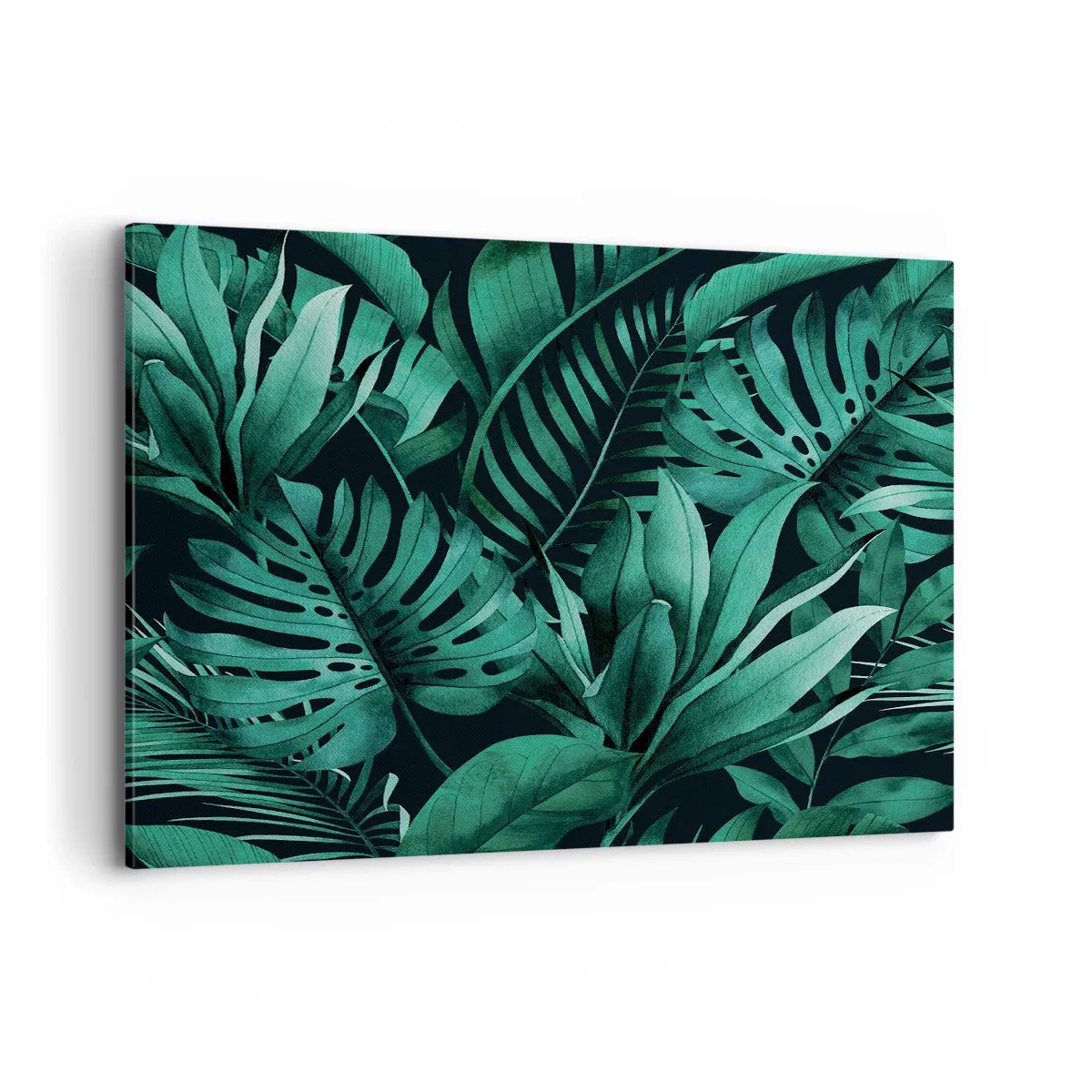 Quadro em tela - A profundidade da vegetação tropical - 120x80 cm