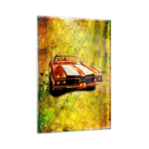 Quadro em vidro - O poder encantado em formas - 50x70 cm