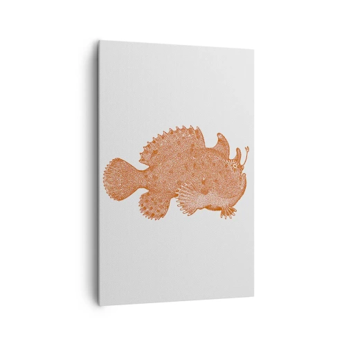 Quadro em tela - E era um peixe - 80x120 cm