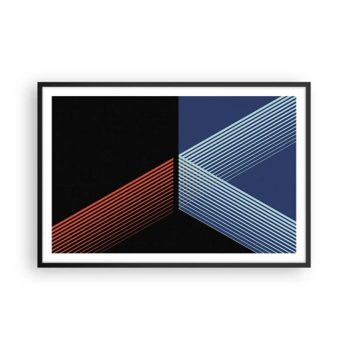Pôster com moldura preta - Uma história simples - 91x61 cm