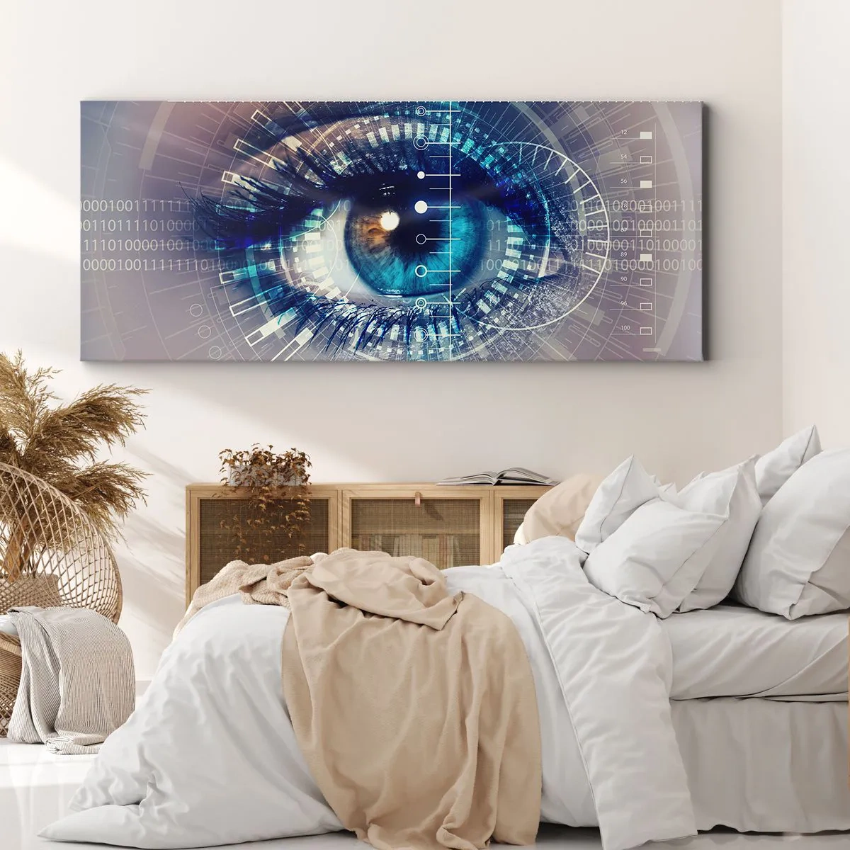 Quadro em tela - Achas que me conheces - 100x40 cm