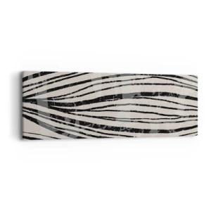 Quadro em tela - Piscina em linha - 90x30 cm