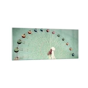 Quadro em vidro - Diverte-te - 120x50 cm