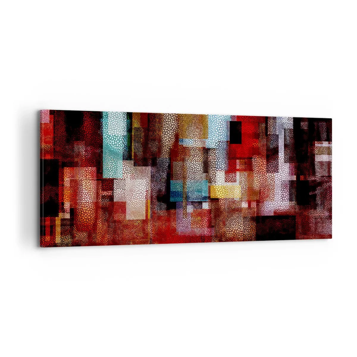 Quadro em tela - Uma grande confusão - 100x40 cm