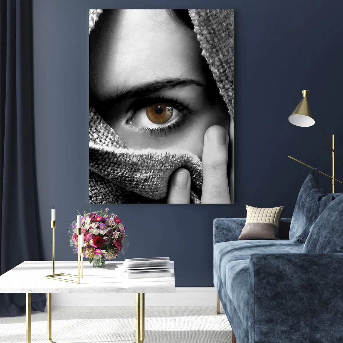 Quadro em vidro - Descubra o mistério - 50x70 cm