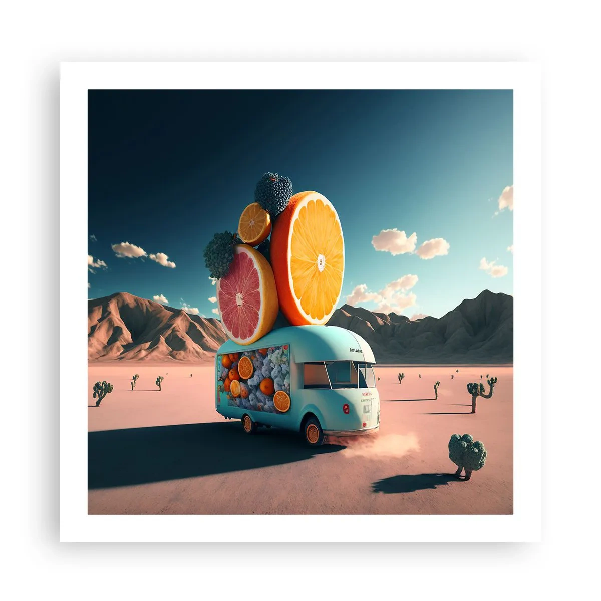 Pôster - O sabor das férias - 60x60 cm