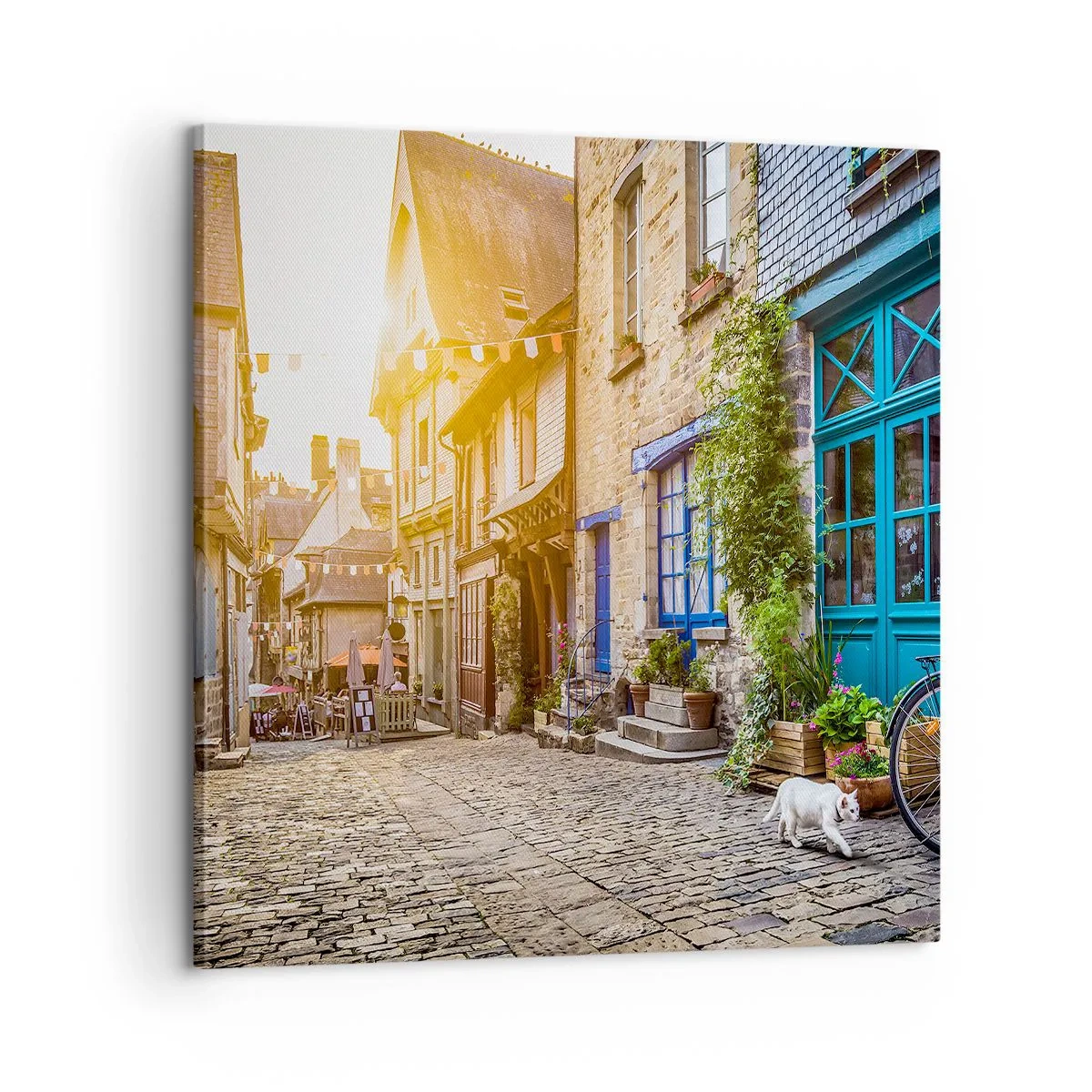 Quadro em tela - O espírito branco da cidade - 60x60 cm