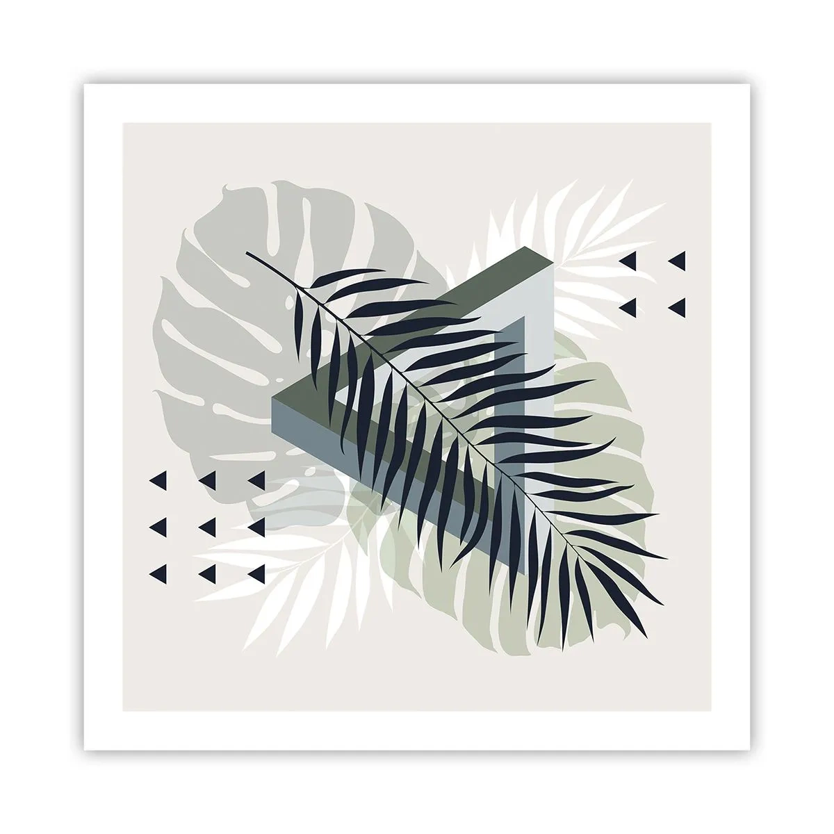 Pôster - Natureza e geometria – duas ordens? - 60x60 cm