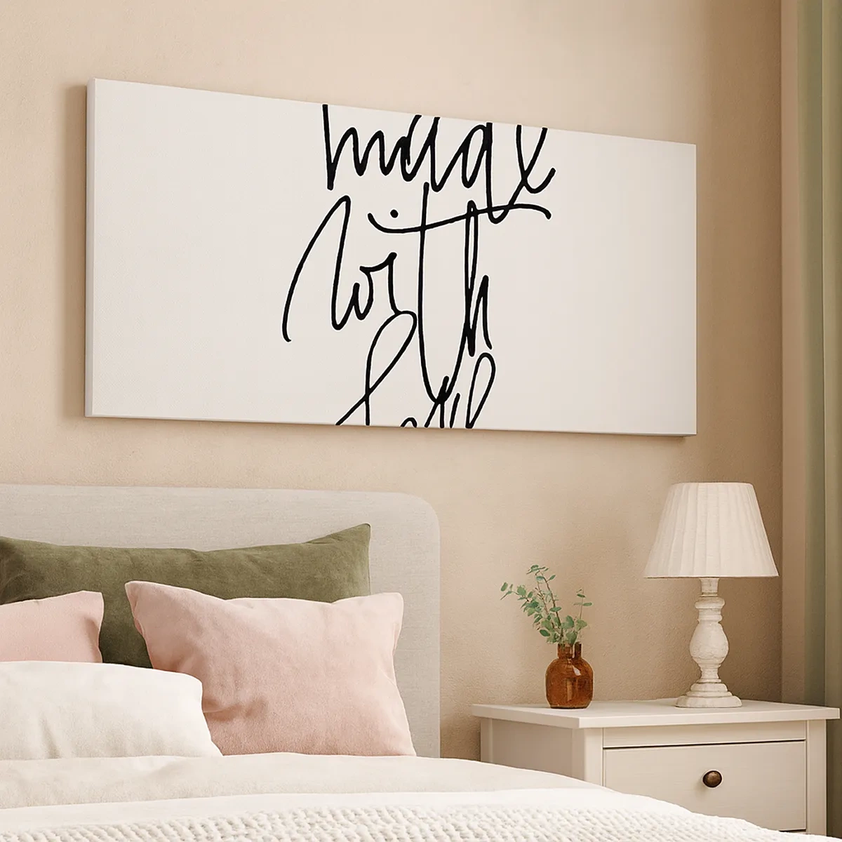 Quadro em tela - A melhor marca - 30x30 cm