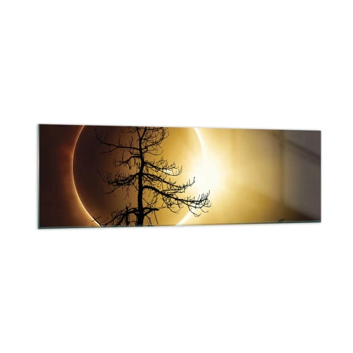 Quadro em vidro - Eclipse total - 160x50 cm