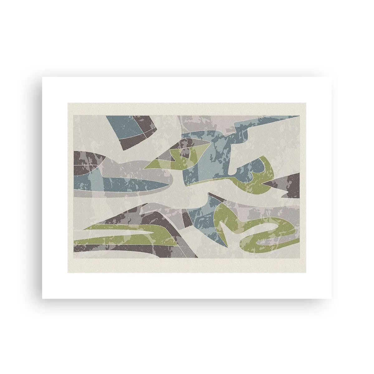 Pôster - Composição atrás do vidro - 40x30 cm