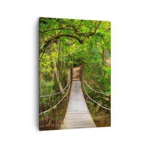 Quadro em tela - Porque há uma videira a crescer no jardim - 50x70 cm