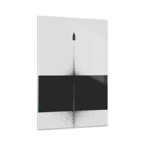 Quadro em vidro - Direto para o destino - 70x100 cm