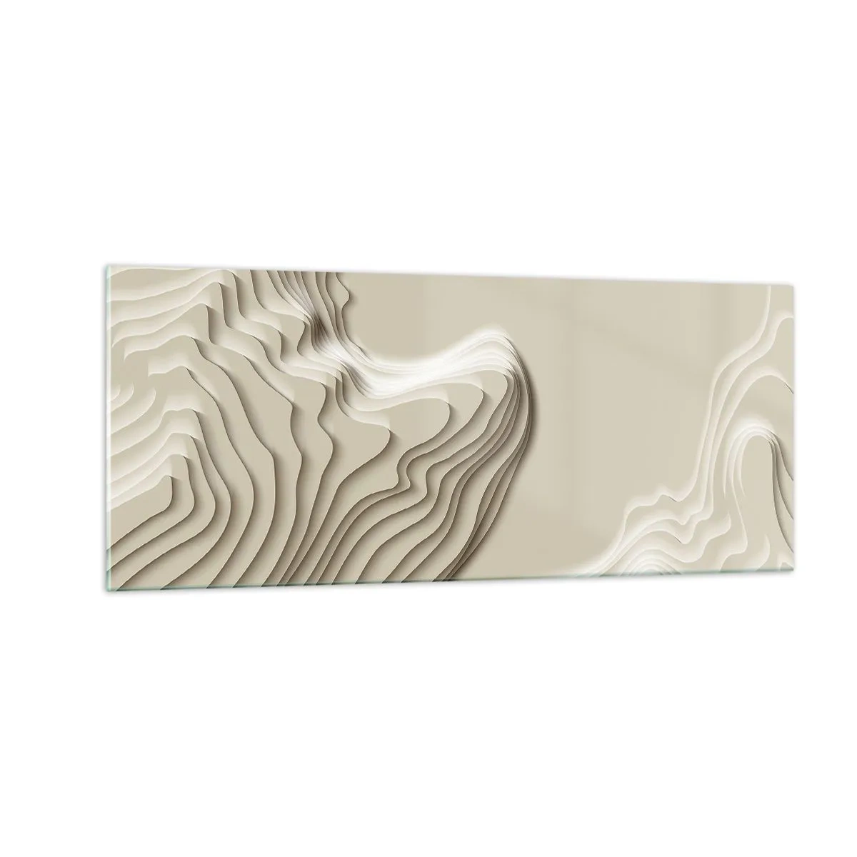 Quadro em vidro - Topografia da arte - 100x40 cm