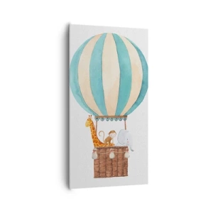 Quadro em tela - Viagem fantástica - 65x120 cm