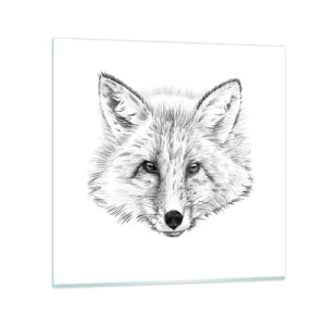Quadro em vidro - Esses olhos podem mentir? - 30x30 cm