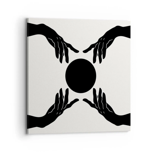 Quadro em tela - Sinal secreto - 70x70 cm