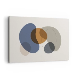 Quadro em tela - Gotas de cor - 120x80 cm