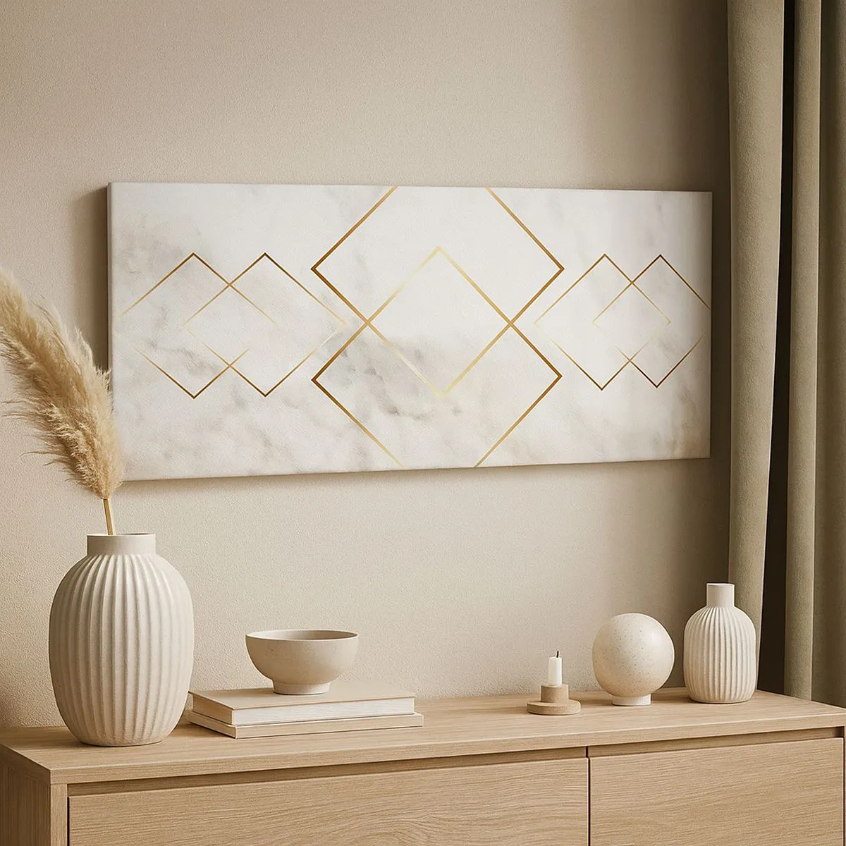 Quadro em tela - Vista ao infinito - 100x40 cm