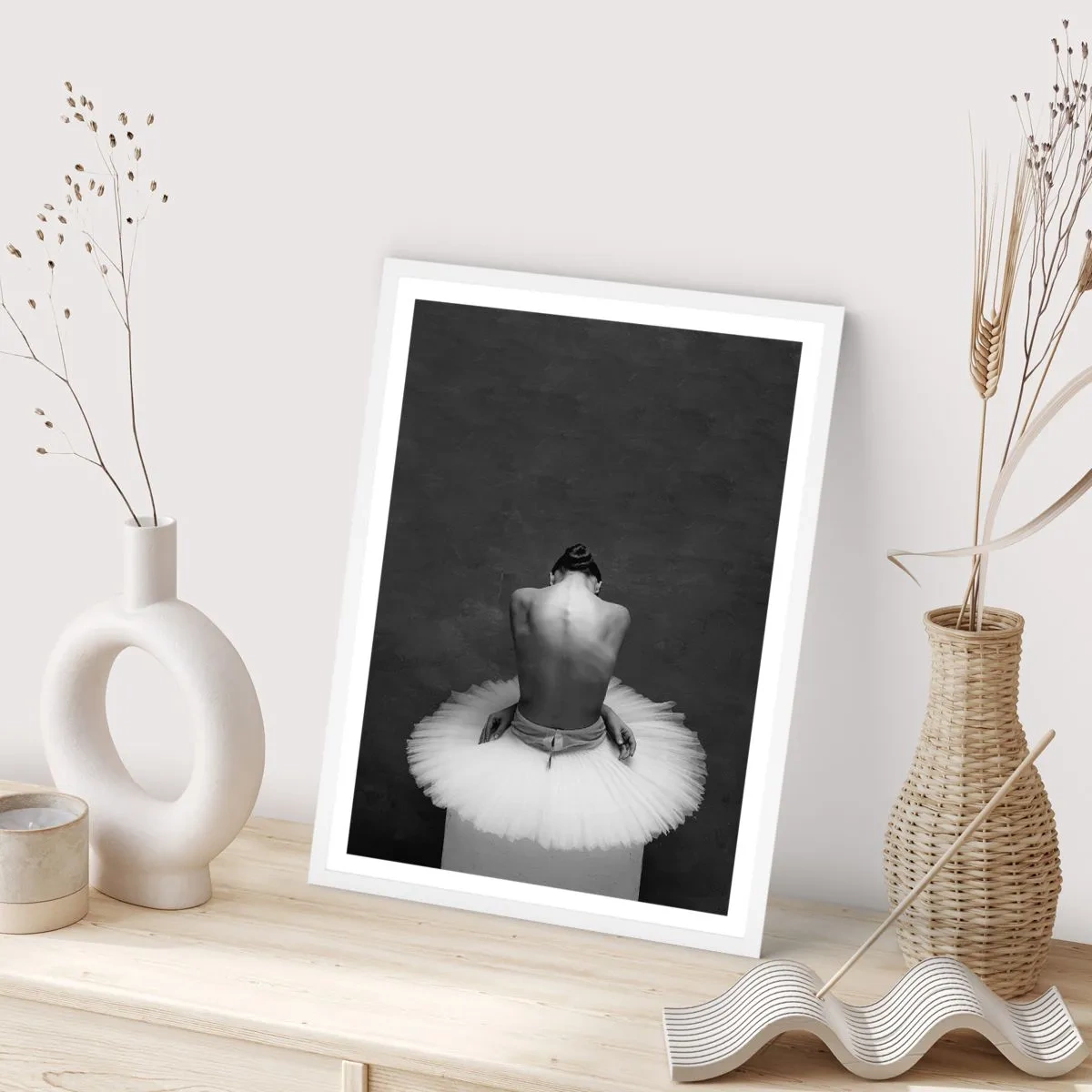 Pôster em moldura branca - Está a florescer - 70x100 cm