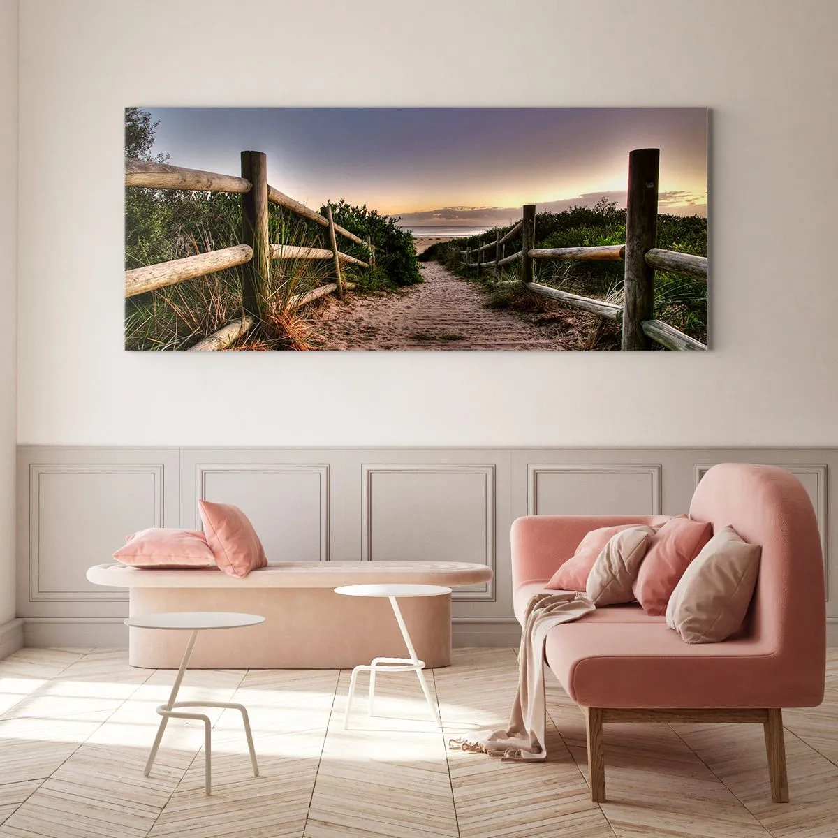 Quadro em vidro - O objetivo já está claro - 90x30 cm